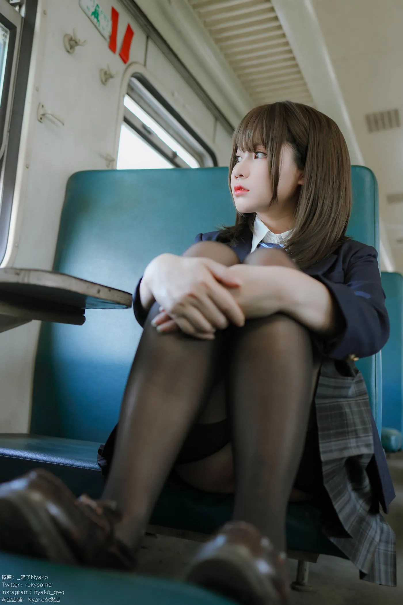 Nyako喵子 – NO.37 痴·女子校生2 火车jk [80P]插图